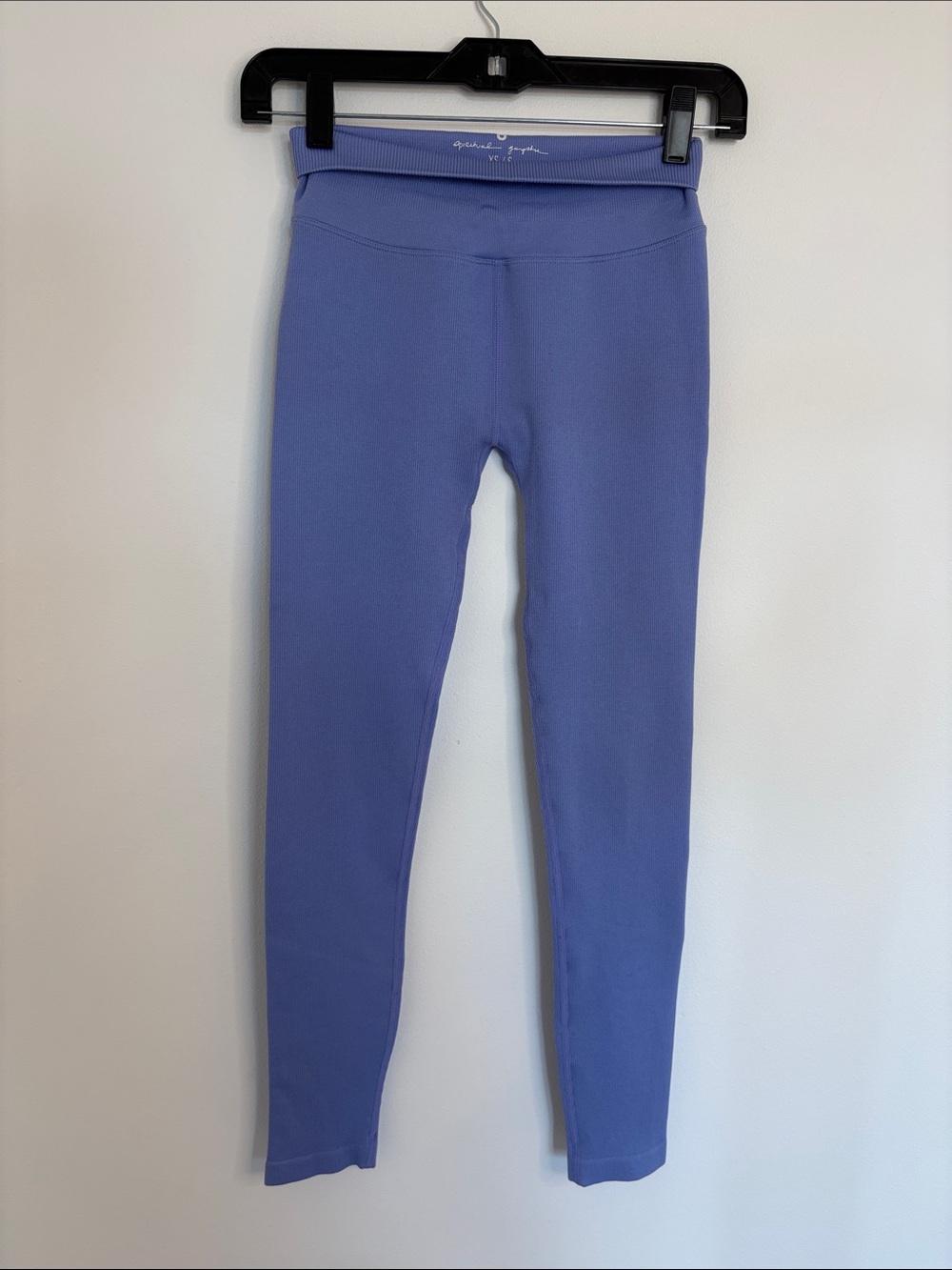 Spiritual Gangster Fold Over Ribbed Leggings